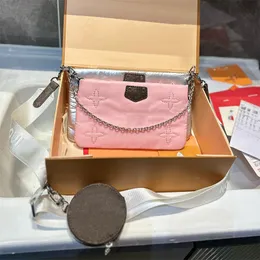 Maxi Multi Pochette Accessoires Crossbody Bag Women Shoulder Bag Purse Wallet messenger Bag