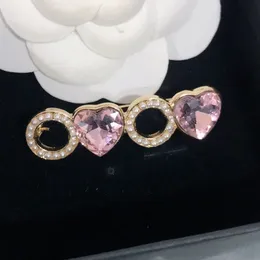 Le donne amano spilla spilla lettera di marca spille placcato oro gioielli Sier stella a forma di cuore spille abito per party di matrimonio accessori regalo