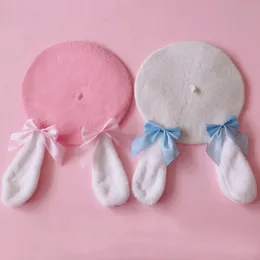 Berretti Carino Peluche Orecchie di Coniglio Ragazza delle Donne Beanie Berretto Cappello Caldo Inverno Cofani Lolita Dolce Berretto Cappelli Festival Puntelli 231013