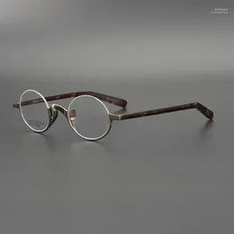 Modne okulary przeciwsłoneczne ramy japońską kolekcję tego samego małego okrągłego ramy Johna Lennona Republika Retro okulary retro Kimm22230f