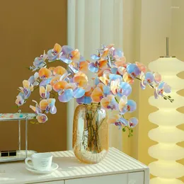 Decorative Flowers SunMade Luxury Colorful Orchids Wedding Home Accessories Autumn Decorations Flores Artificiales Butterfly