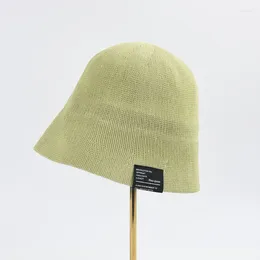 Berets luz respirável balde de seda chapéu feminino primavera e verão rosto pequeno guarda-sol pescador planície bacia