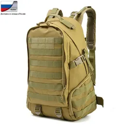 Mochila 27L Militar Tático Mochila 900D Oxford Sacos À Prova D 'Água Ao Ar Livre Molle Camping Mochila Caminhadas Saco De Escalada Saco De Caça 231013