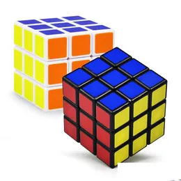 Magiska kuber 5.7 cm Professional Puzzle Cube Magic Mosaic kuber Spela pussel spel fidget leksak barn intelligens lärande utbildning leksak oteil