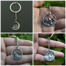 Keychains Range Mountain Pines Sun Keychain For Women And Men Or Fashion Jewelry