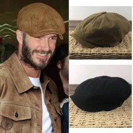 Beret Mężczyzna Plus rozmiar Ivy Hat Big Head Man Sboy Cap Bawełna i lniana beret kobiety płaskie czapki 54-56cm 57-58cm 59-60cm 61-63cm 231013