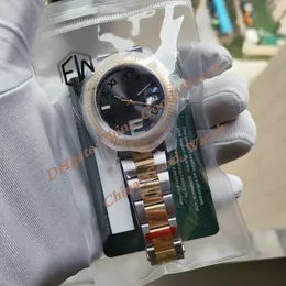 Часы EW 126333, 41 мм, сталь 904L, зеленые римские цифры, циферблат, калибр 3235, водонепроницаемые суперсветящиеся мужские наручные часы ETA с автоматическим механизмом для дайвинга
