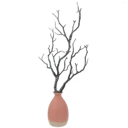 Dekorativa blommor Dinning Table Decor Artificial Tree Branch Stems Branches Black Halloween Decoration Simulation Floor Vase Filler