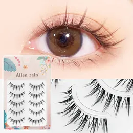 Falska ögonfransar 3D fransar premade fläkt am form spikar kluster ögonfrans mix förlängning individuell makeup super naturlig wispy diy peduncle 231012