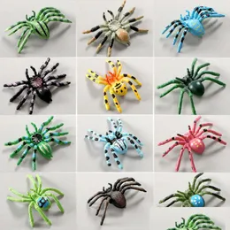Śmieszne zabawki symulacja pająka modelka dekoracyjne rekwizyty pająki modele ozdoby godne sztuczki