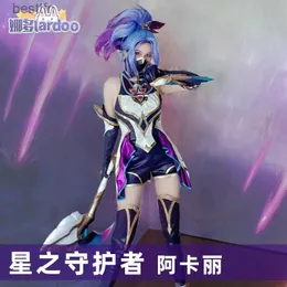 Theme Costume Game LOL Star Guardian Akali Cosplay Of Legends Women Sexy Set Come Halloween Christmas Party Cos Dress Outfit FullsetL231013