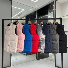 Moda jaqueta de inverno das mulheres dos homens para baixo colete manter quente ao ar livre casaco parka outerwear tamanho S-2XL