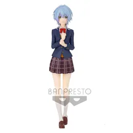 Trajes de mascote figura genuína 17cm animethe personagem de baixo nível "tomozaki-kun kikuchi huuka modelo bonecas brinquedo presente coletar ornamentos em caixa pvc