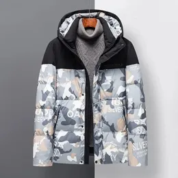 Men's Down Parkas VROKINO winter down jacket short 2024 Thickened warm camouflage men's Brand clothing 231012