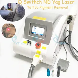 CE Onaylı Q Anahtarlı ND YAG Lazer Dövme Çıkma Güzellik Makinesi Pigmentasyon Cilt Gençleştirme Siyah Bebek Tedavi Ekipmanı