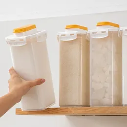 Bottiglie di stoccaggio Dispenser per contenitori di scatole per alimenti ermetiche in vetro antipolvere da 1,7 litri con coperchio