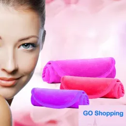 Simple Makeup Towel Reusable Microfiber Women Facial Cloth Magic Face Towel Makeup Remover Skin Cleaning Wash Towels Home Textiles