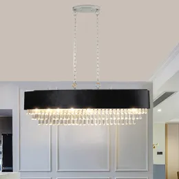 Modern Crystal Chandelier för vardagsrum Cristal Lamp Luxury Home Decor Light Fixture