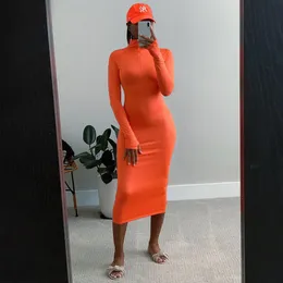 Long Sleeve Bodycon Dress | Womens Solid Color Zip Neck Long Sleeve Bodycon Dress | Womens Solid Color Zip Neck