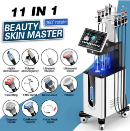 Professional 11 IN 1 Hydra Dermabrasion Aqua Facial machine Rf Ultrasonic Peel Hydro Dermabrasion Facial Skin Care Hydradermabrasion beauty Machine