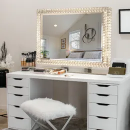 LED Crystal Mirror Light With Dimmable Lights