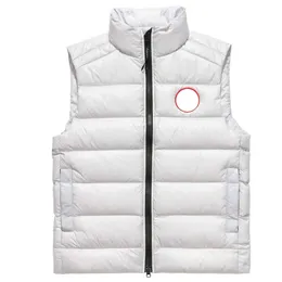 6 Colors Designer Clothing Canada Gilet Top Quality Goose Crofton White Duck Down Jacket Winter Mens Body Warmer Womens Gilets Ladys Vest Highend Warmers XS-XXL UZEO