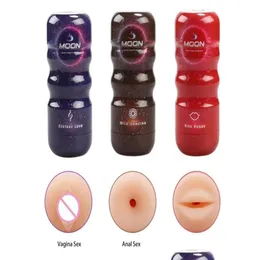 Other Health & Beauty Items Vibrating Masturbator Matic Powerf Sucking Masturbation Cup Anal Vagina Realistic Pocket Pussys Male Y Toy Otc6H