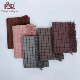 Lenços marca de luxo real lã homens cachecol inverno cashmere unisex foulard masculino pashmina xale borla bufandas hombre echarpe 231012