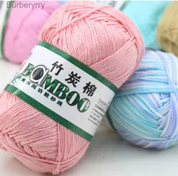 Yarn 10 Balls/ Lots High Quality Soft Smooth Natural Bamboo Cotton Hand Woven Yarn Baby Cotton Crochet Knitted FabricL231010