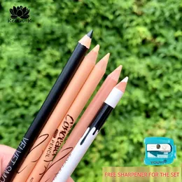 Cień oka ołówek biały czarny eyeliner do brwi żel Sleeper Silkworm Cover naprawa pięć paczek 231013