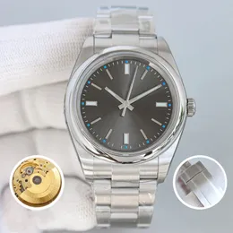 Otomatik Mekanik 2836 Hareketi İzle 39mm Aydınlık Klasik Bilek Bandı Safir Su Geçirmez 904L Paslanmaz Çelik Montre De Luxe