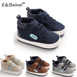 Ebainel Baby Boy Buty Classic Canvas Sports Sneakers Sofe Sole Anti-Slip Buty dla noworodka dla chłopca Prewalker First Walkers2015