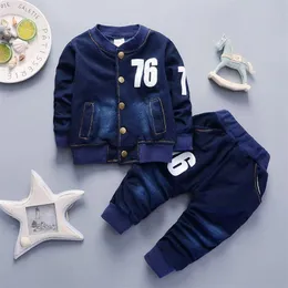 Cola Baby Boys Clothing Sets 2018 Autumn Spring Kids Boys Jeans Compless Suit Suit Toddler Boys Dust Suctionuit Clothing306s