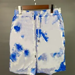 Zomer Heren Losse Casual Mode Shorts Kleurrijke Print Ademende en Comfortabele Sportkleding Bijgesneden Broek196v