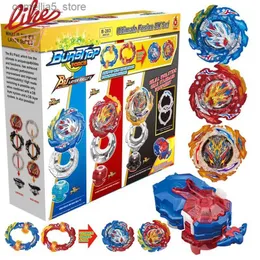 SPINNING TOP LAIKE BU BEY B-203 Ultimate Fusion DX SET 3PCS TOP TOP مع مربع قاذفة مخصصة لمجموعة ألعاب للأطفال Q231013