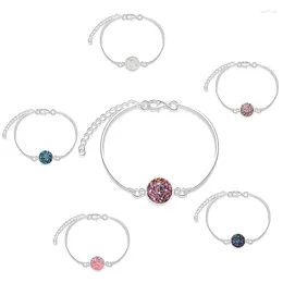 Link Bracelets High Quality Authentic Silver/Golden Color Chain Fine Bracelet Fit European Charm For Women DIY Jewelry Making