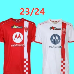 23 24 AC MONZA 축구 유니폼 GYTKJAER VALOTI SENSI CAMISETAS DE FUTBOL CAPRARI MOTA CIURRIA 2023 2024 홈 레드 어웨이 화이트 풋볼 셔츠 남자 유니폼 톱 98966