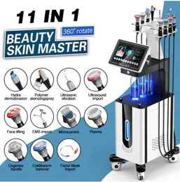 Potente Hydra Dermoabrasione Aqua Macchina per il viso 11 IN 1 Rf Ultrasonic Peel Hydro Dermoabrasione Cura della pelle del viso Idradermoabrasione Macchina di bellezza