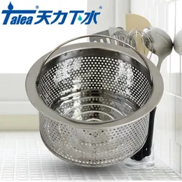 Drains Talea 13.5cm Stainless Steel Kitchen Sink Strainer Waste Plug Drain Stopper Filter Basket Drain strainer inner basket bigger 231013