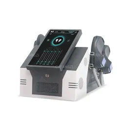 Portatif EMS Makinesi 4 Kulplu Kas Eğitimi EMS RF Kas Stimülatör Vücut Zayıflama Yağ Yakma Makinesi