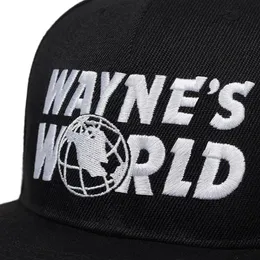 Fashion-Wayne's World Hat Costume Waynes World Baseball Caps unisex Earth Hats broderade Trucker Dad Hat Unisex Cap217W