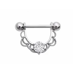 Labret läpp piercing smycken lot10pcs 14g kropp juvelig glans nippel sköld ring twist bar crystal cz jems skivstång design 231012