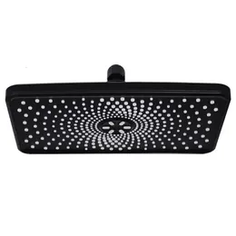 Bathroom Shower Heads Large Ceiling Shower Head Black Square Rain Bath And Rainfall Top Showerhead Waterfall Bathroom Accessory Supplies Toilet 231013