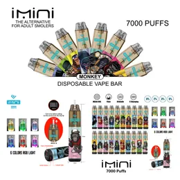 Vape Pen Imini Wholesale Air Glow Blast 7000puffs 15ml ricaricabile