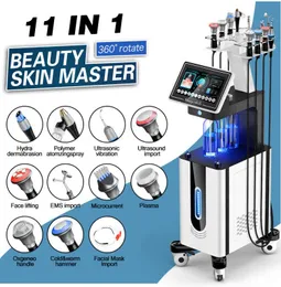 Kraftfull hydra ansiktsvatten Microdermabrasion Skin Deep Cleaning Hydrafacial Machine Oxygen Mesoterapi Gun RF Lift Face Rejuvenation Beauty Machine