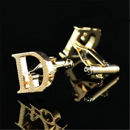LUXURYS Designer marka mankiet link wysokiej jakości biżuteria modowa mężczyźni kobiety klasyczne litery mankiety