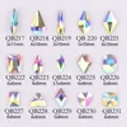 20pcs kryształy paznokci kamień diamentowy Ab Glass Rhinestones do 3D paznokcie dekoracje artystyczne dostarczenia biżuterii zz
