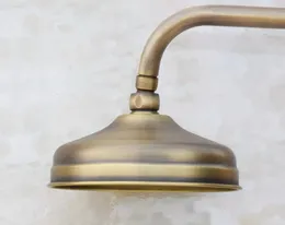 Badezimmer-Duschköpfe, antiker runder Duschkopf, Messing, Regenwasser, mit Dusche, Badezimmer-Set, Top-Spray NSH022 231013