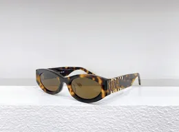 MU11 Tortoiseshell Color Cat Eye Solglasögon för kvinnor för kvinnor Mens Designer Solglasögon för mode Klassisk stil Eyewear Retro Unisex Driving Anti-UV400 med låda