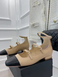 Wysokiej jakości produkty Klasyczne wybuchowe jedno słowo buty buty Mary Jane Summer Thin Flat Casual Balet Fairy Buty Rozmiar 35-41